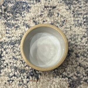 Chic Tan and White ramekin